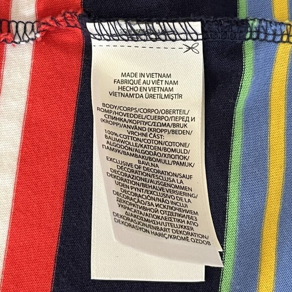 Polo Ralph Lauren Striped T Shirt Mens XXL Classic Fit Short Sleeve Pony Rainbow - Picture 7 of 13